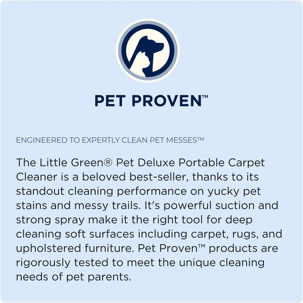 Little Green Pet Deluxe Portable Carpet Cleaner, 3353