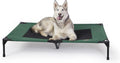 K&H Outdoor Elevated Dog Bed for Large & X-Large Pets, Green, XL 50X32In
