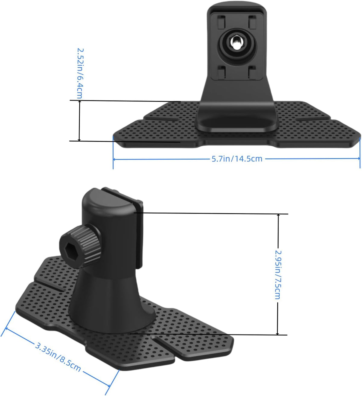 Replacement Stand Carplay Mount for Portable Car Play Screen Mount Holder Easy to Install Compatible 7"/9"/10.26 Carplay Screen Dashboard Adhensive Stand