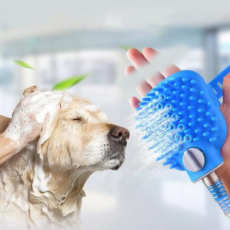 2 in 1 Pet Bathing Shower Brush Comb Dogs Cats Multifunctional Shower Easy Bathing Garden Sprayer Pets Cleaning Grooming Tools