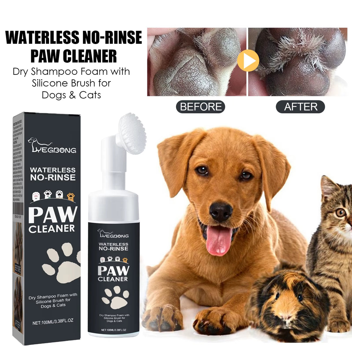Pet Paw Cleaner Dog and Cat Paw Cleaning and Care Cleaner Pet Paw Cleaner Dog and Cat Paw Cleaning and Care Cleaner