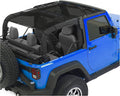 Jeep Wrangler JK 2 Door 2007-2018 Full Length Mesh Sun Shade