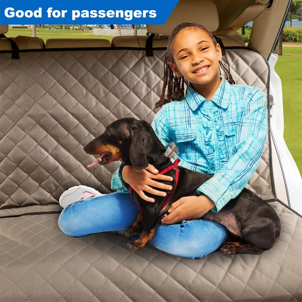 Bench Car Seat Cover Protector, Waterproof Heavy-Duty, Khaki
