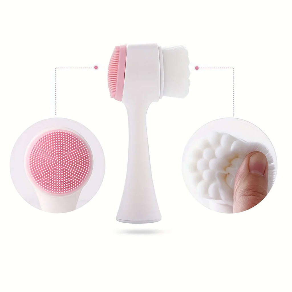 1Pc- Silicone Pet Paw Cleaner & Massage Brush - Dual-Sided Dog Grooming Tool for Healthy Coats and Claws