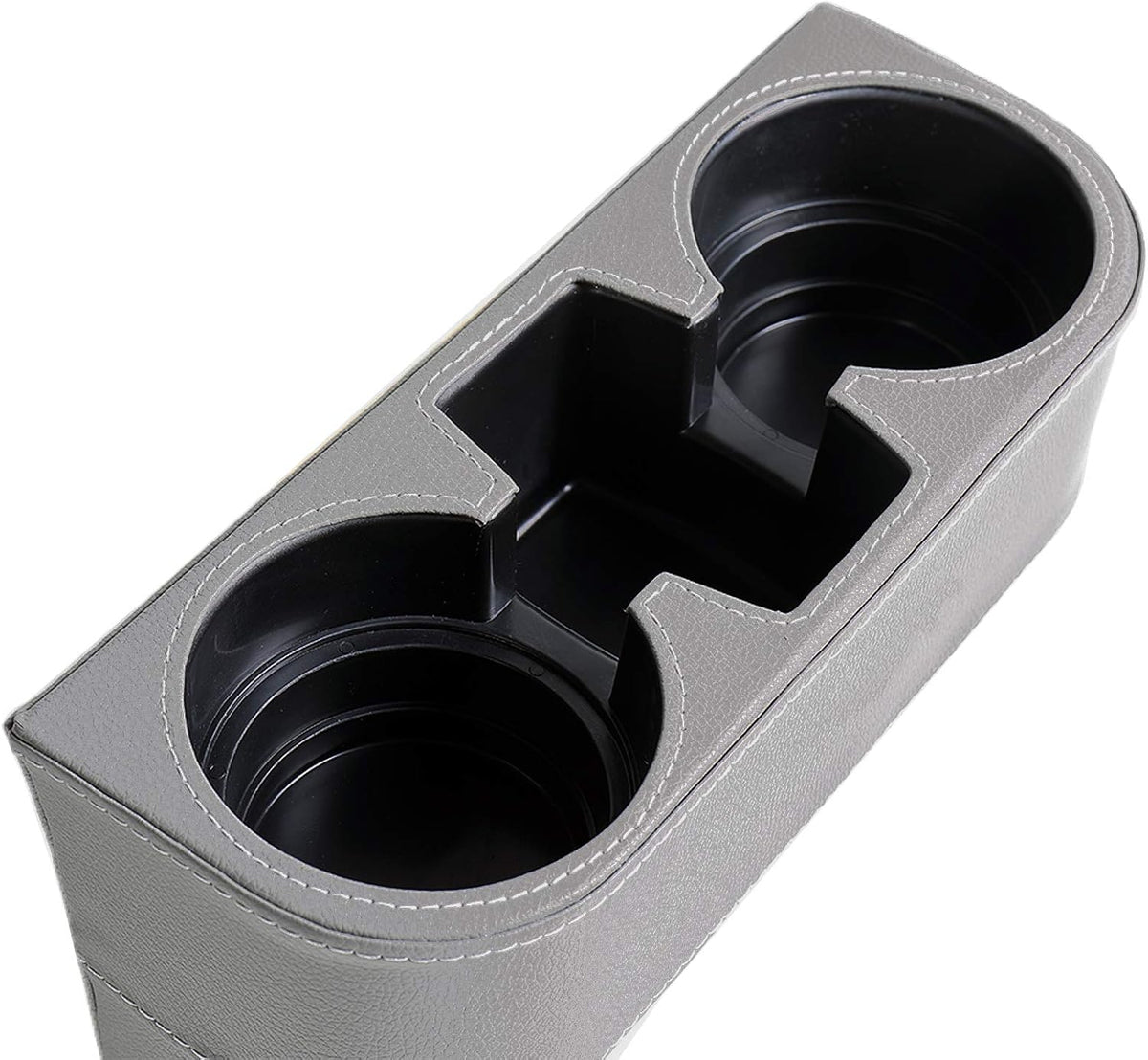 Car Seat Gap Filler Organizer with Cup Holder, Gray