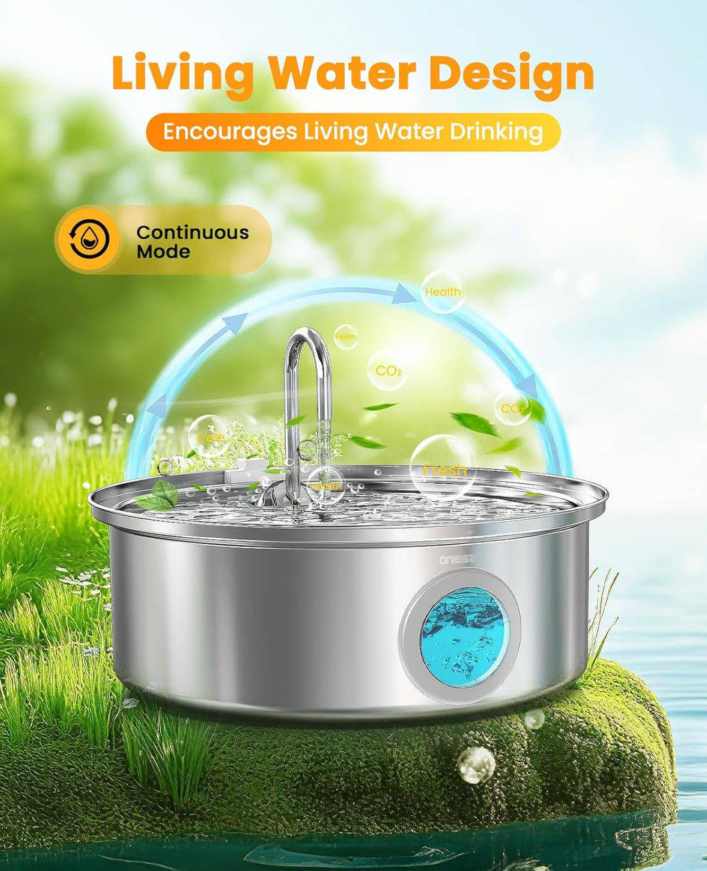 7L/230Oz Pet Water Fountain