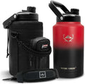 1 Gallon (128Oz) Insulated Water Bottle Jug with Carrier Bag