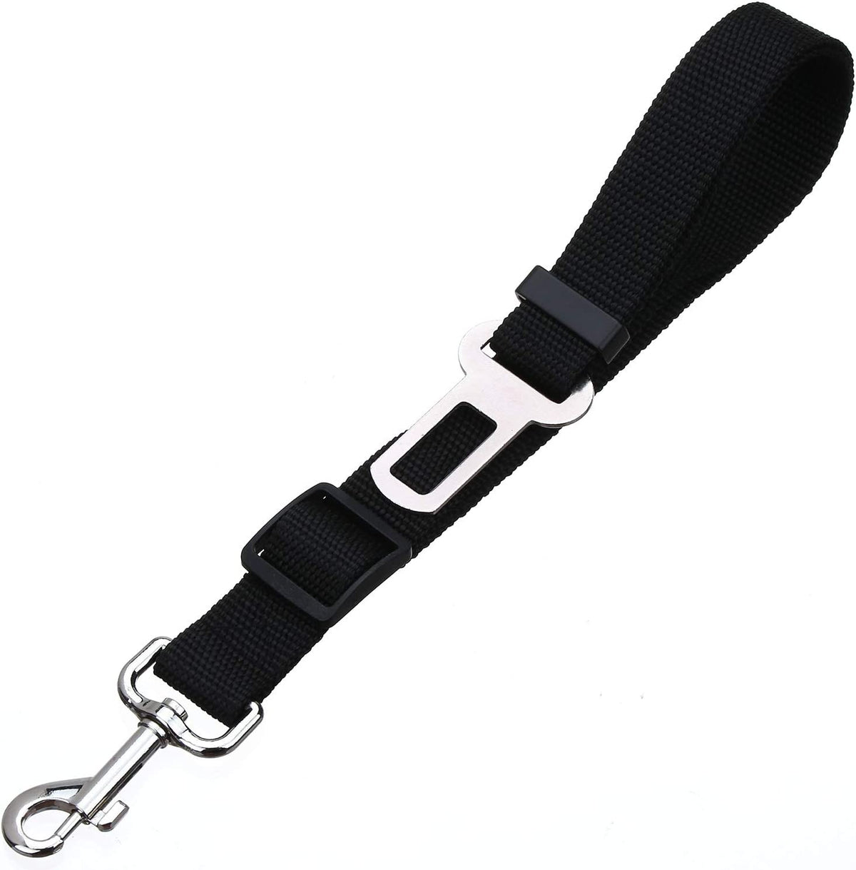 2 Packs Adjustable Length Pet Dog Cat Car Seat Belt Pet Seat Belt Pet Accessories for Dogs Cats and Pets (Black)