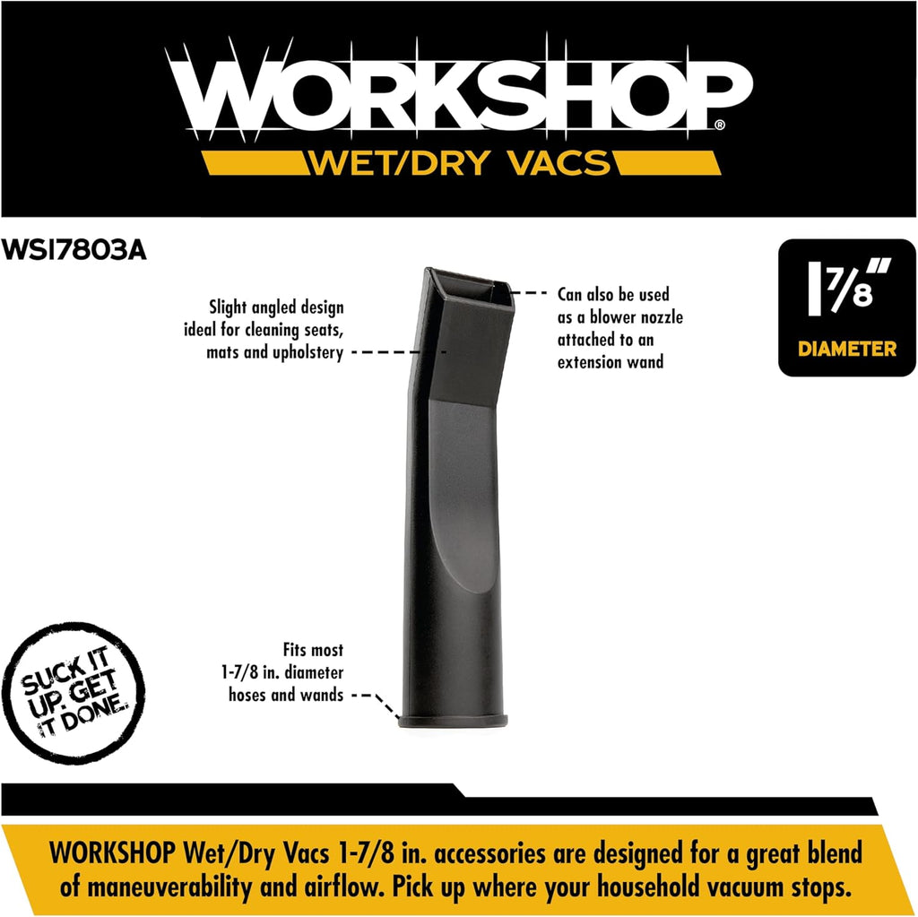 WS17803A 1-7/8-In. Car Nozzle Vacuum Attachment