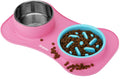 Slow Feeder Dog Bowls 3 in 1 Stainless Steel Food Water Bowl to Slow Eating