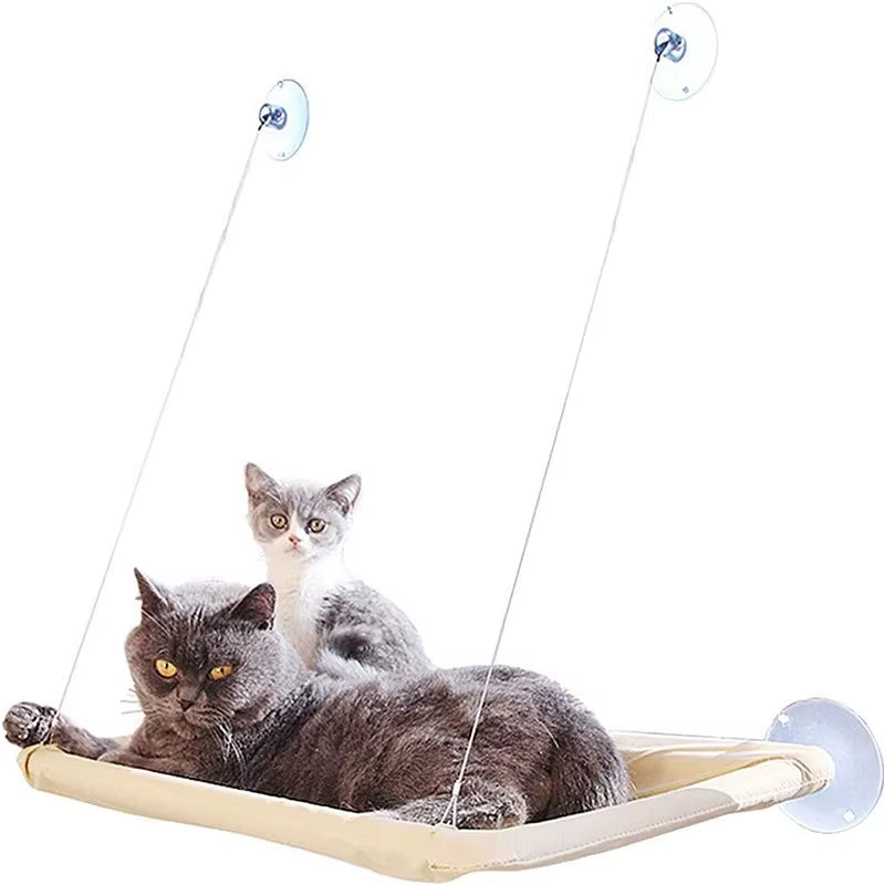 Cute Pet Hanging Beds Bearing 20Kg Cat Sunny Window Seat Mount Pet Cat Hammock Comfortable Cat Pet Bed Shelf Seat Beds