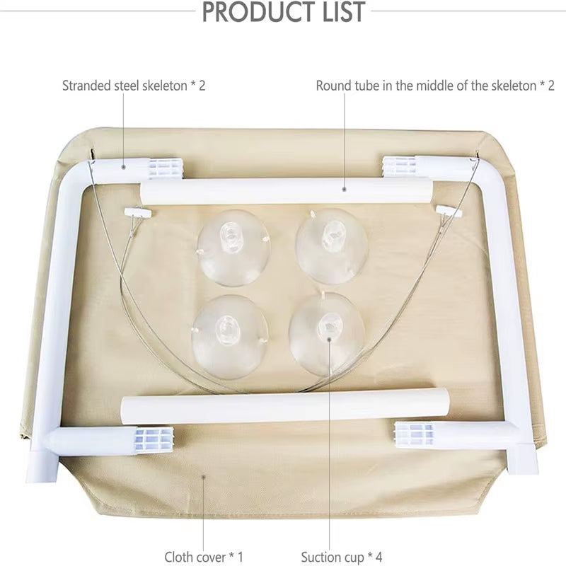 Cute Pet Hanging Beds Bearing 20Kg Cat Sunny Window Seat Mount Pet Cat Hammock Comfortable Cat Pet Bed Shelf Seat Beds