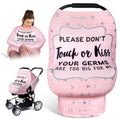 Baby Car Seat Cover, No Touch Sign Carseat Canopy & Nursing Covers