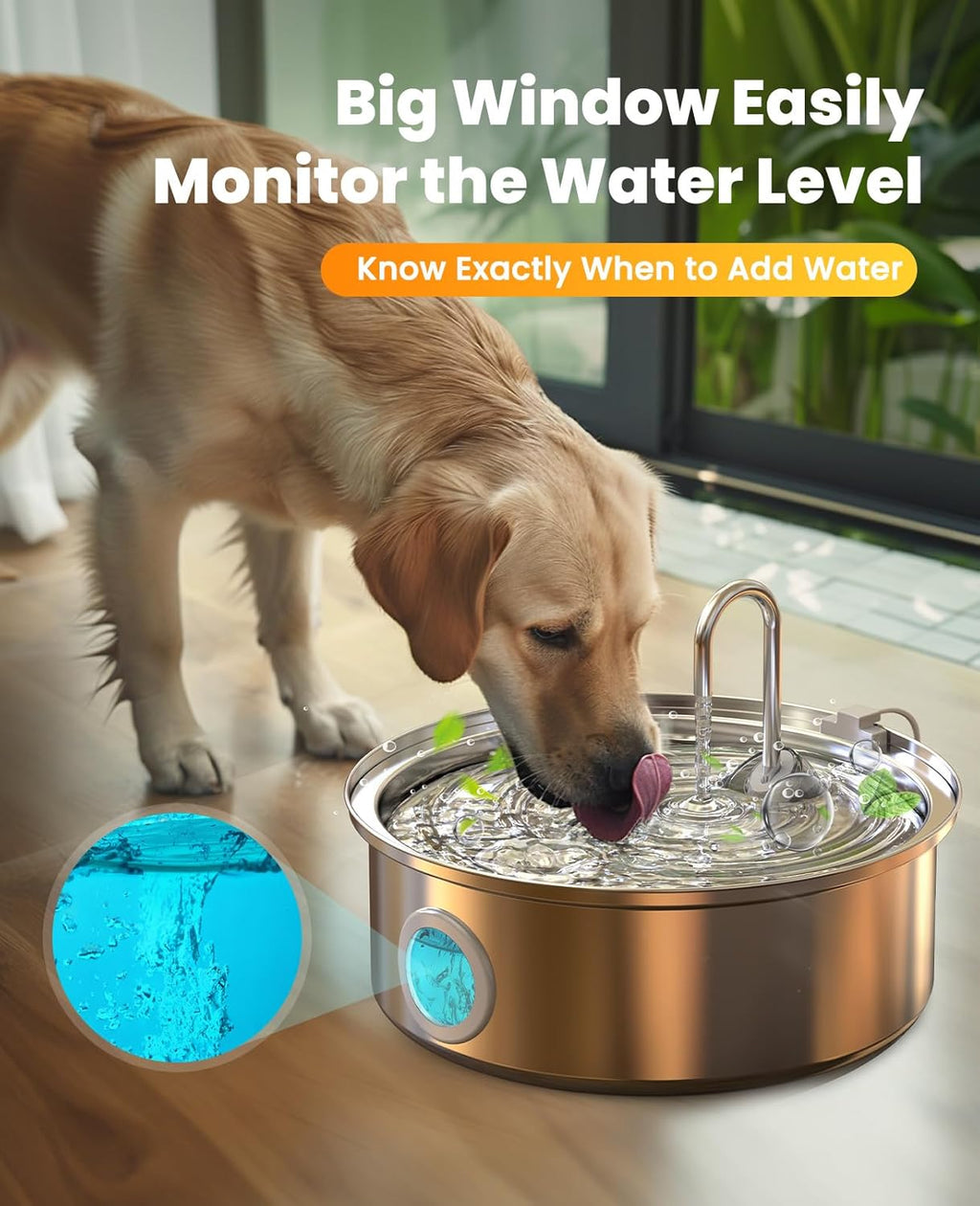 7L/230Oz Pet Water Fountain