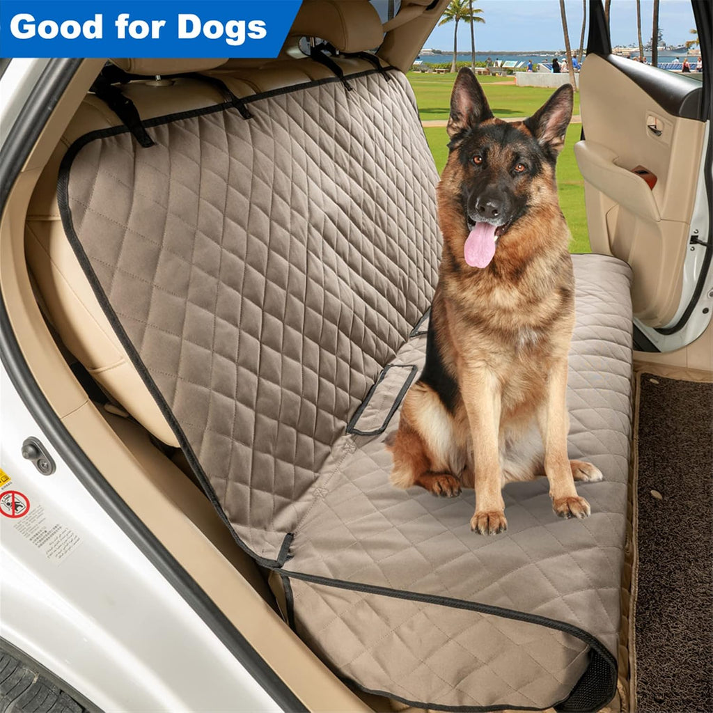 Bench Car Seat Cover Protector, Waterproof Heavy-Duty, Khaki