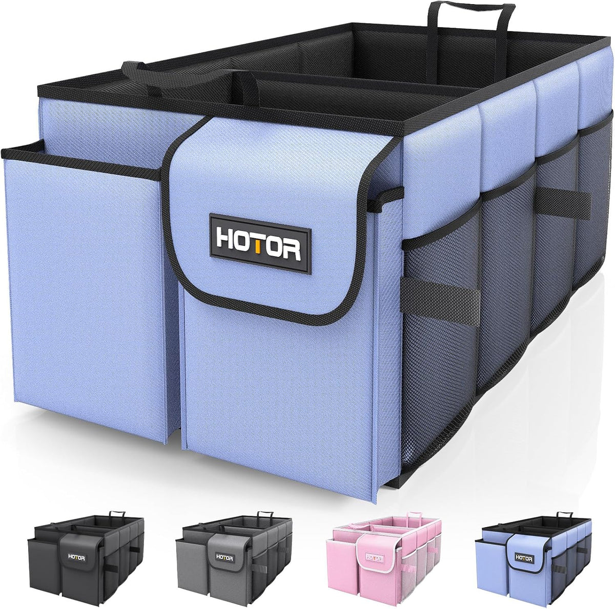 Trunk Organizer - Foldable Car Organizer for Suvs & Sedans Storage
