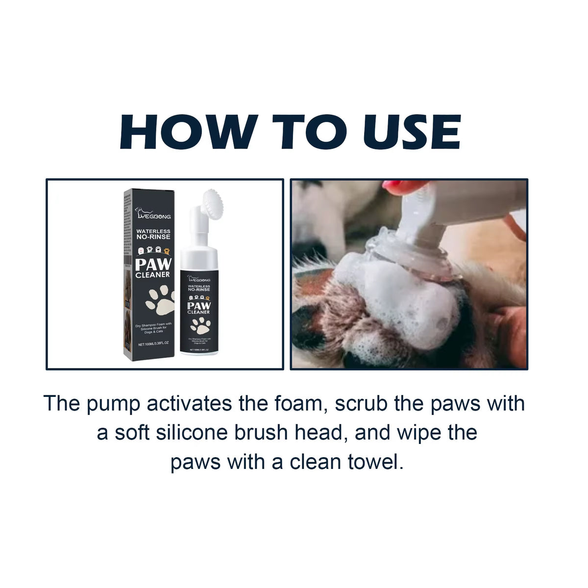 Pet Paw Cleaner Dog and Cat Paw Cleaning and Care Cleaner Pet Paw Cleaner Dog and Cat Paw Cleaning and Care Cleaner